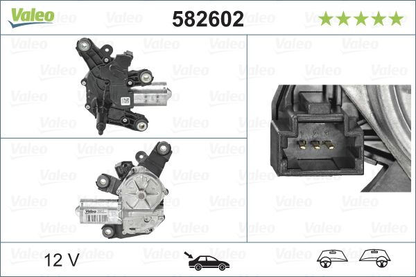 Picture of VALEO - 582602 - Wiper Motor (Window Cleaning)